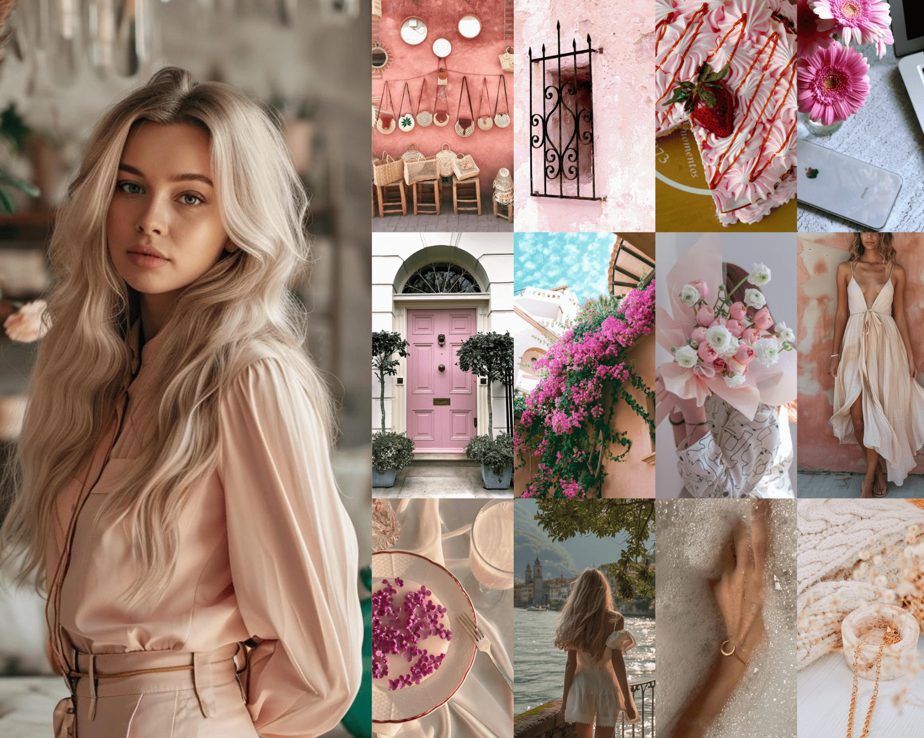 Beyond The Hustle 170+ Pink Boho Aesthetic Social Media Stock Images