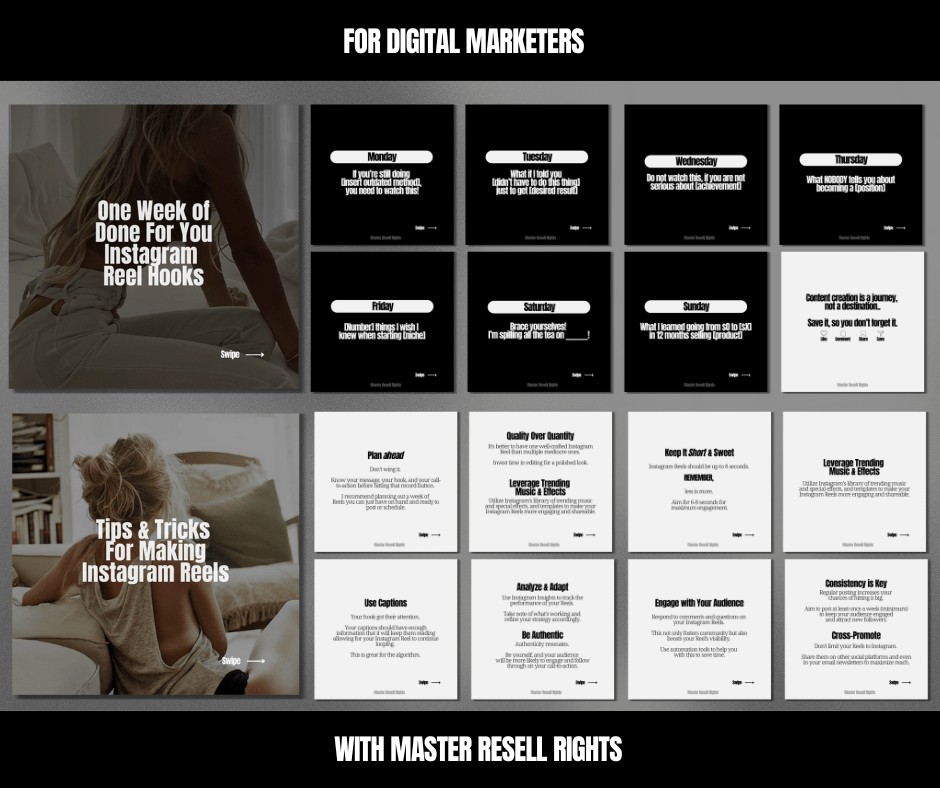 Beyond The Hustle 30 Days of Digital Marketing Carousels