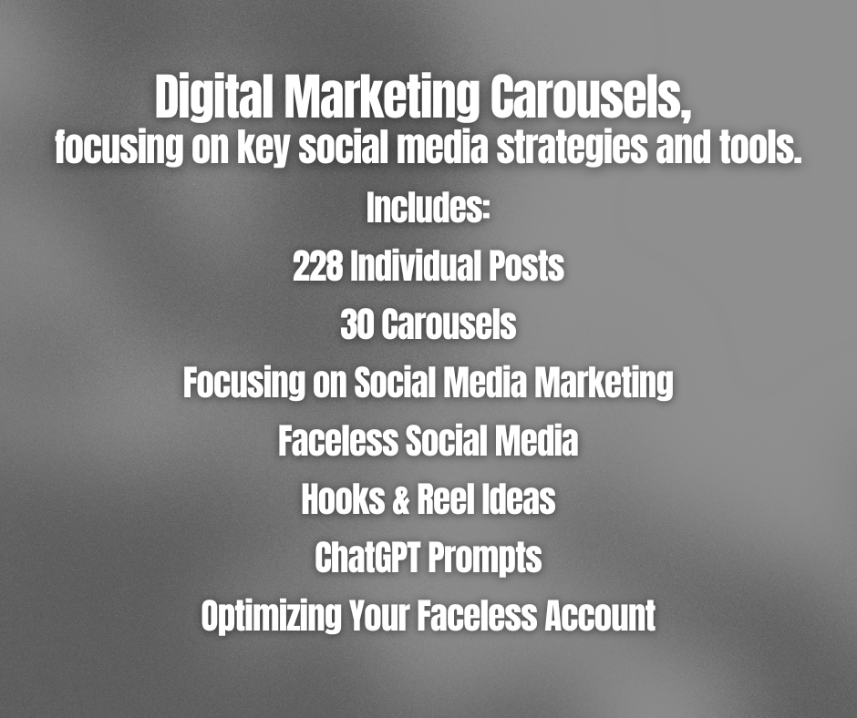 Beyond The Hustle 30 Days of Digital Marketing Carousels