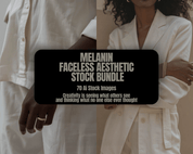 Beyond The Hustle 70 Luxury Melanin Faceless AI Stock Photos