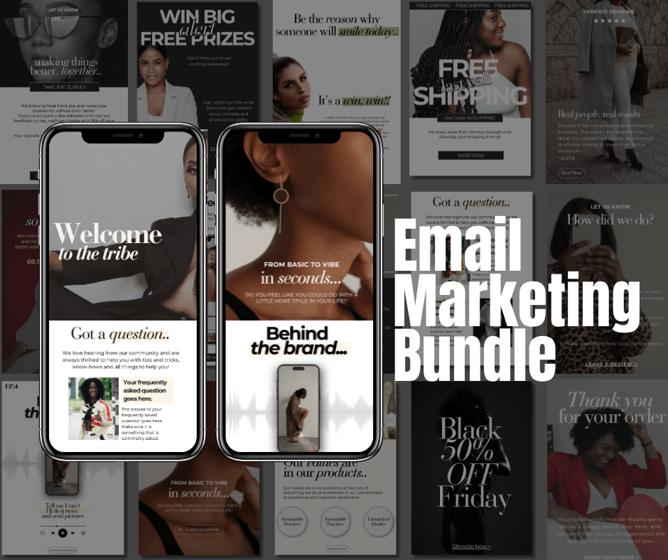 Beyond The Hustle Email Marketing Templates Bundle: Captivate & Convert