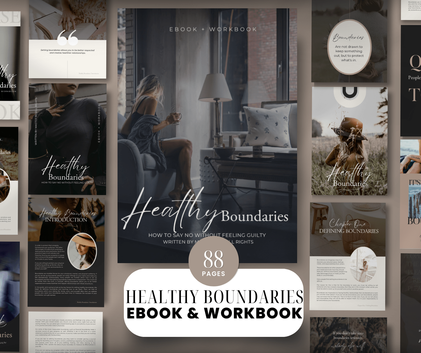 Beyond The Hustle Healthy Boundaries eBook + Workbook